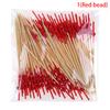 Heart-Shaped Bamboo Skewers Buffet Cake Fruit Fork Party Dessert Salad Bar