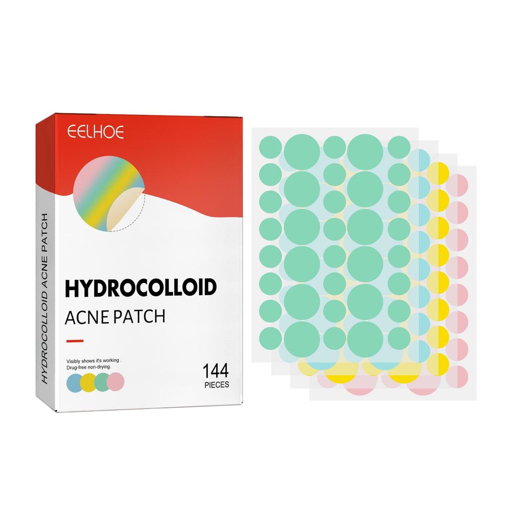 EELHOE Пластырь от прыщей Colorful Acne Patch мягко и не вызывает раздражения, осветляет прыщи и улучшает состояние кожи, склонной к акне.