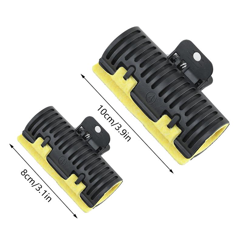 Зажимы для стержней для химической завивки с губкой, термостойкие цифровые зажимы для химической завивки, парикмахерские инструменты для укладки волос своими руками