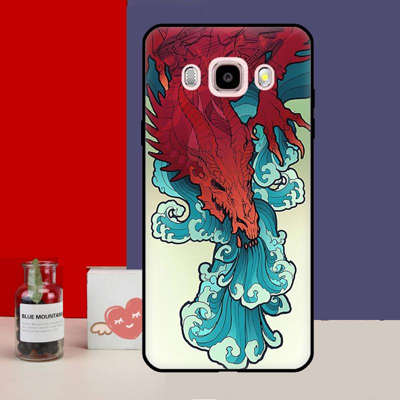 Прохладный художественный чехол с драконом для Samsung Galaxy J4 J6 Plus 2018 J8 A6 A7 A8 A9 J1 A3 A5 2016 J3 J5 J7 2017