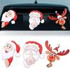 Christmas Car Rear Window Windshield Waving Wipers Self-adhesive Sticker Decal for Christmas Xmas Vehicle Auto Decor 1PC