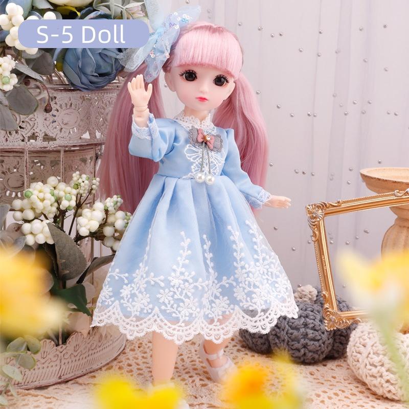 Кукла BJD для девочек, 30 см, аниме-кукла, 23 шарнира, подвижное тело с юбкой, шляпа, головной убор, игрушка «сделай сам»