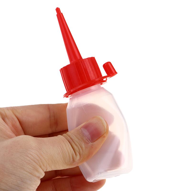 1 шт. повторно использовать белый пластиковый аппликатор для выдавливания клея из бутылки бумажный наконечник иглы для квиллинга