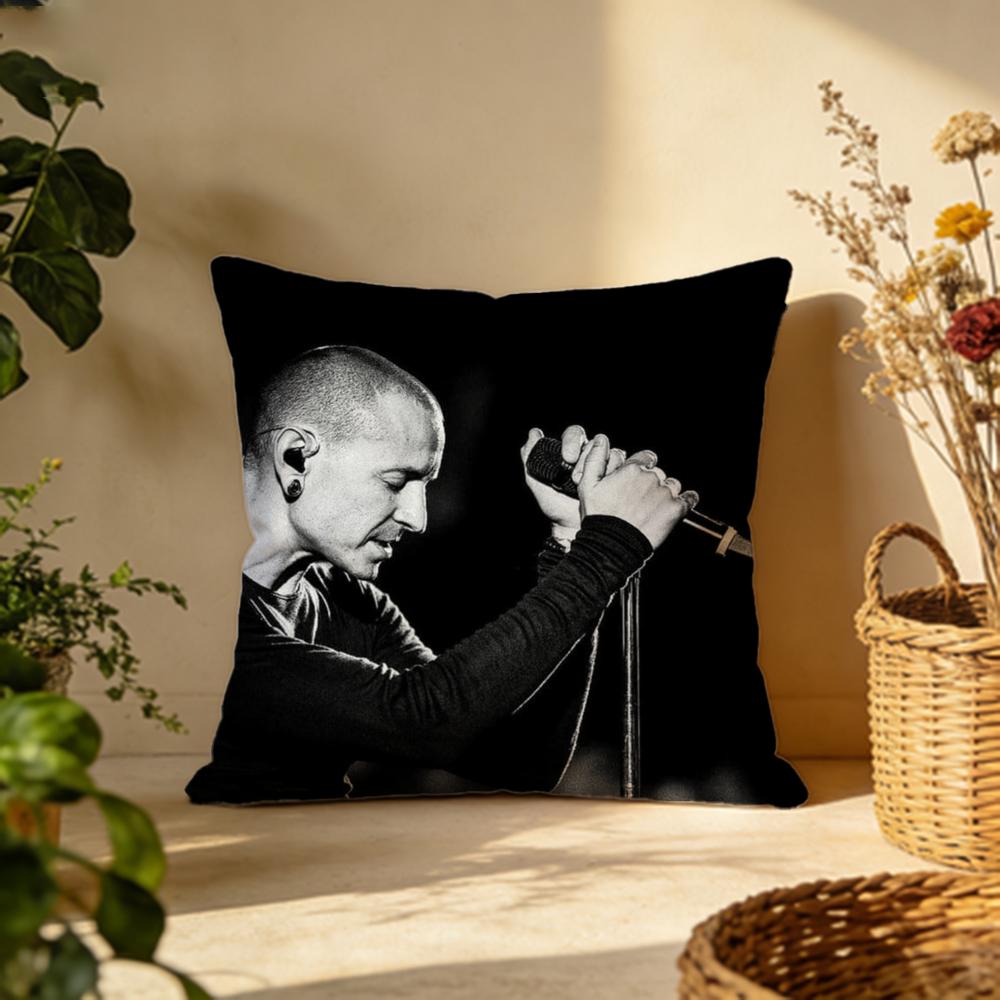 Стильная наволочка для подушки Chester Bennington Универсальная двусторонняя наволочка Подходит для дивана, кровати, автомобиля Ежедневный декор