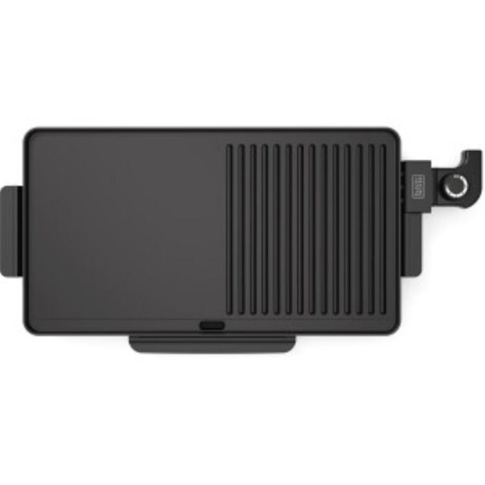 Plancha BLACK+DECKER BXGB2200E 2 en 1 de 2200W, plaque de 49 x 27cm, sans PFOA