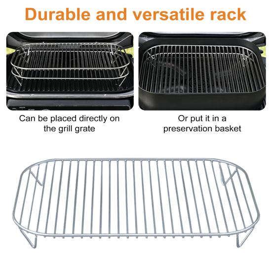 Стойка из нержавеющей стали для гриля Ninja Woodfire Grill OG701 OG751 7-в-1 Аксессуары для электрической фритюрницы Master Grill Air Fryer