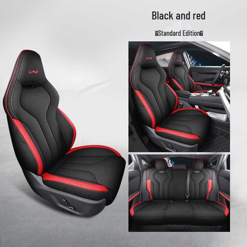 Всесезонные дышащие льняные чехлы на сиденья для Changan Uni-V 2023-2025, чехлы с полным покрытием