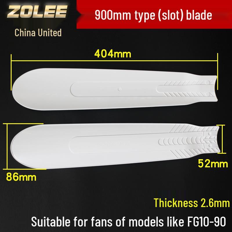 Compact Ceiling Fan with 400-1050mm Blades and Clip Attachment