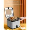 Household Electric Fryer Large Capacity Chicken Chops French Fries Fryer Snack Fryer Integrated
