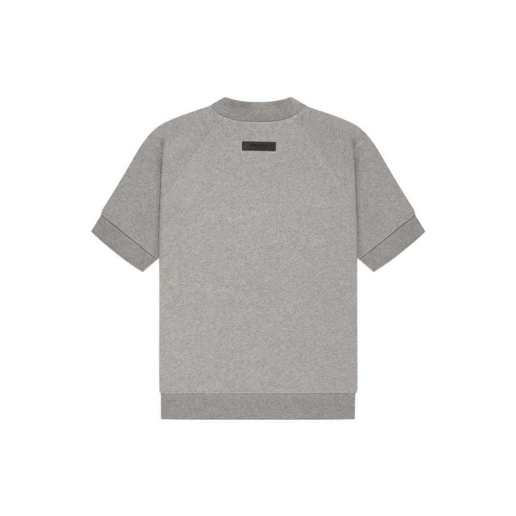 Fear of God Essentials Мужская футболка с коротким рукавом SS22 Топы Темно-овсяный FOG-SS22-038
