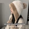 Women's Autumn & Winter Knitted Wool Hats with Ear Protection - Warm Lei Feng Style.