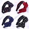 Korean Knotted Big Bow Headband with Teeth Hairpin