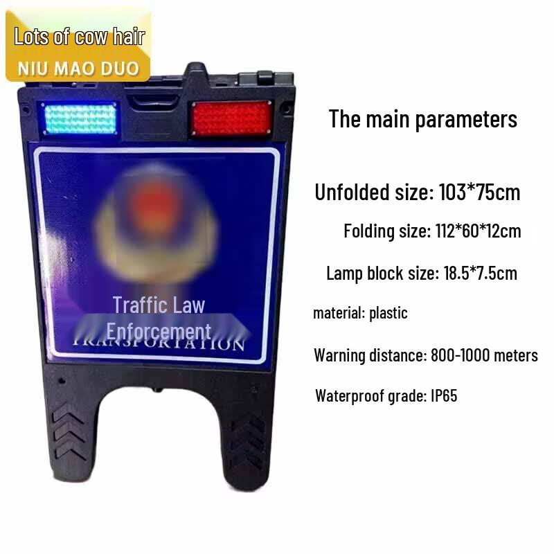 Portable LED Flashing Traffic & Inspection Signs