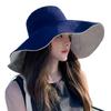 Anti-UV Bucket Hat Double-Sided Fisherman Cap Spring Summer Panama Hat  Women Men