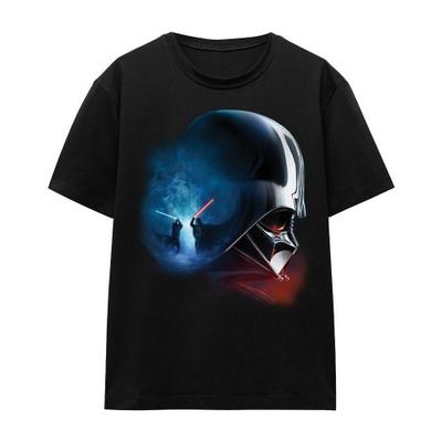 STAR WARS Унисекс Взрослая Футболка с Постером Оби-Вана Кеноби Вейдера