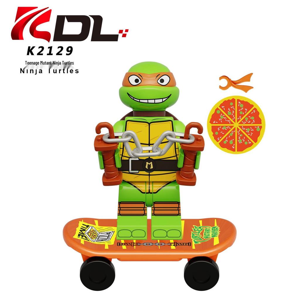 KDL831 KDL817 Teenage Mutant Ninja Turtles Minifigure Building Block Toy Set
