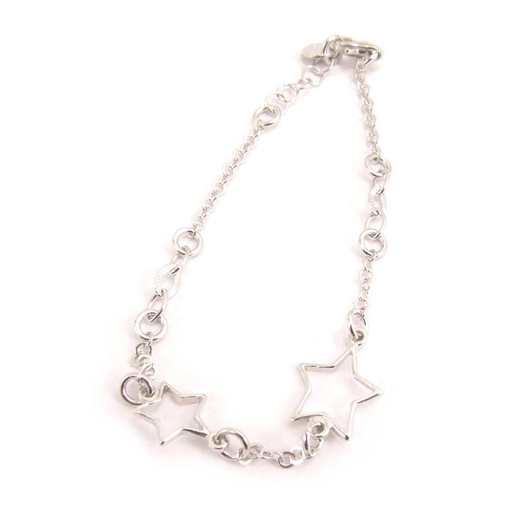 Altesse [L0669] - Silver Bracelet 'Stars'