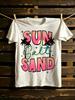 Cherry Blossom Sakura Floral Print Women's T-shirt, Crew Neck Short Sleeve Graphic Tee, Japanese Style Casual Daily Top