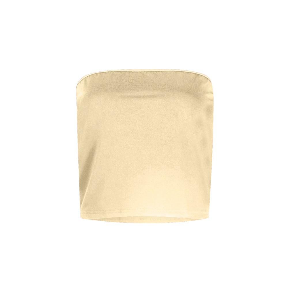 Женские топы-бандо без рукавов, однотонные, женские, без бретелек, топы-бандо с открытой спиной, милые, летние