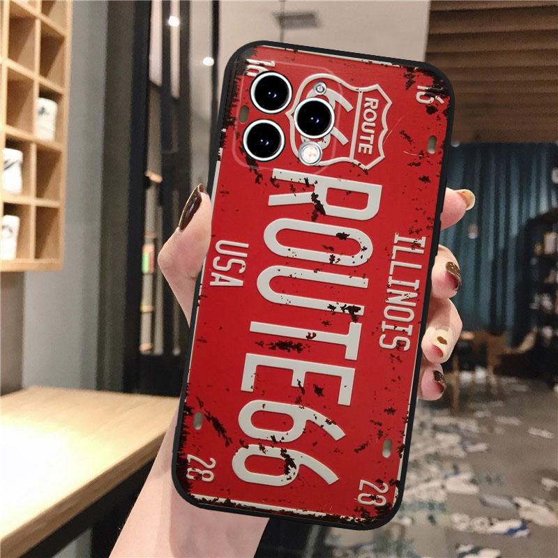 Чехол для телефона Iphone 14 Pro Max 13 12 11 Pro Max Xs Xr X 12mini 14 Plus Se, чехол для мобильного телефона в стиле ретро с номерным знаком, принципиально
