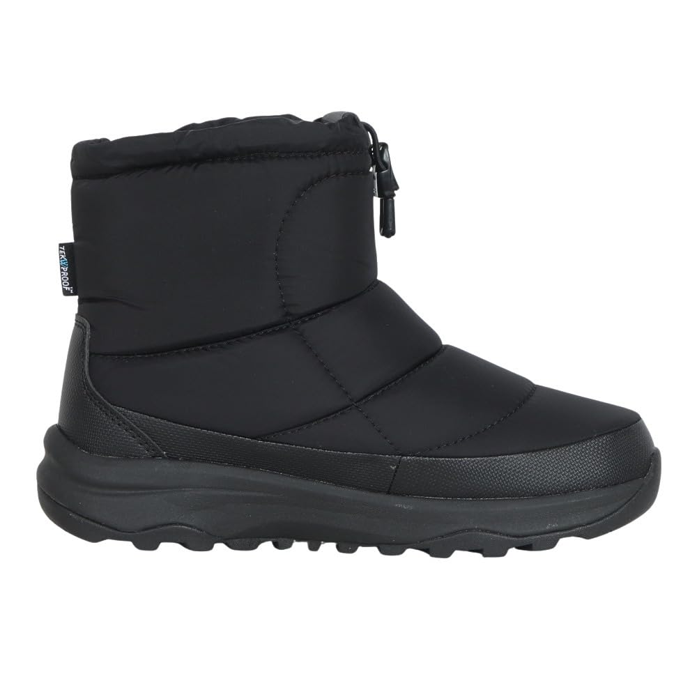 The North Face Nuptse Bootie WP Logo Short ARCTIC GRIP TNF Size 7 Black/TNF White,