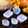 Rectangle Oval Decorative Epoxy 5pieces/set Resin DIY Silicone Jewelry Making Mold Mould Tool