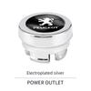 Car Cigarette Lighter Dust Cap Interior Accessories For Peugeot 2008 208 308 508 4008 408 3008 307 207 107 607 106 406 407 206