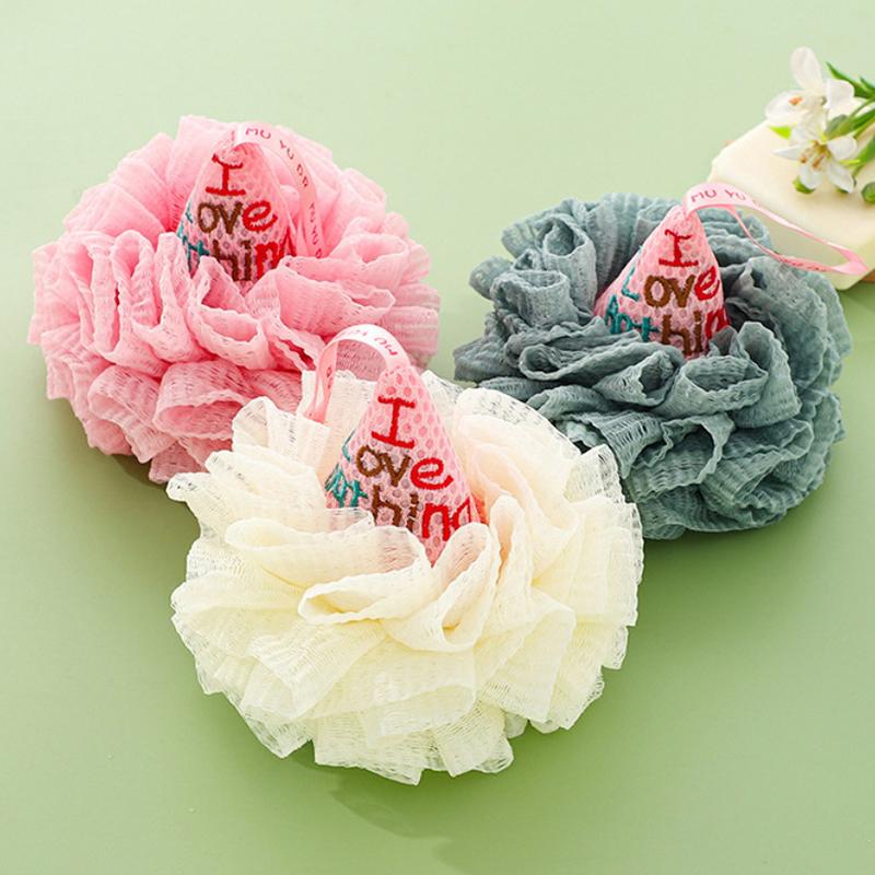 Губка для ванны в форме мороженого Отшелушивающая люфа Скраб для тела Душ Чистящие люфы Аксессуары для ванной Мужские Женские Принадлежности для купания