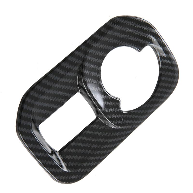 Fit for Dodge Ram 1500 - Headlight Control Cover Trim Left-hand Side ABS Carbon Fiber Car Styling Accessories