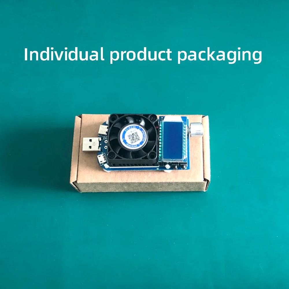 1 шт. KZ35 Электронная нагрузка постоянного тока USB Type C QC2.0/3.0 AFC FCP триггеры Тестер аккумулятора Измеритель емкости разряда