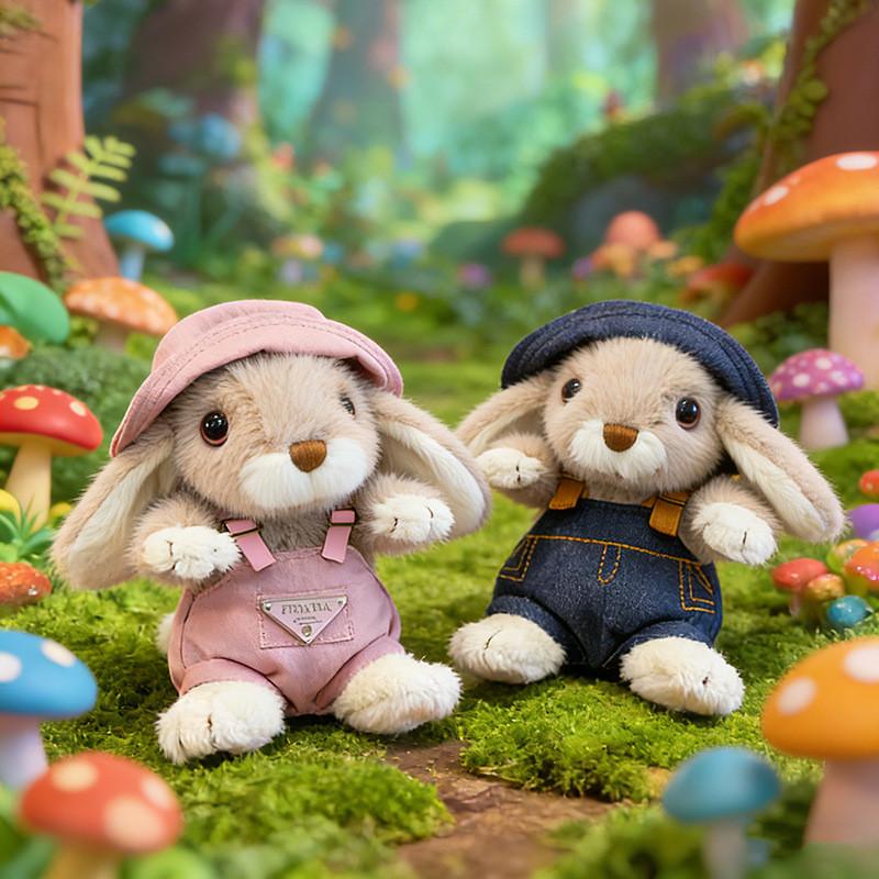 Plush Bunny Toy With Short Pile Plush For Kids Sleep Comfort And Relaxation