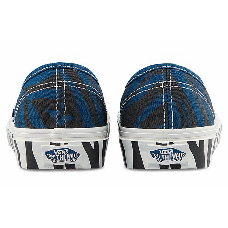 Vans Аутентичная животная мода Повседневные низкие кеды для скейтборда Унисекс кроссовки Белый Черный Синий VN0A5KRDASQ