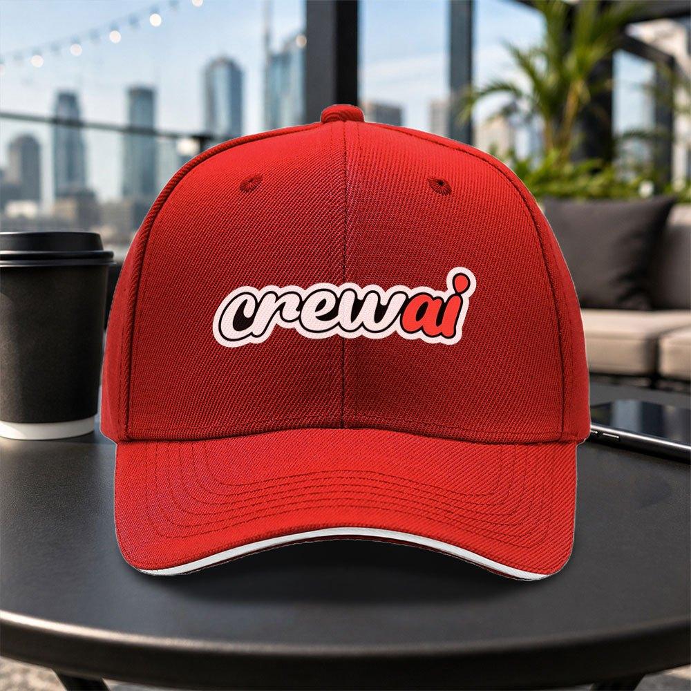 Versatile Casual Crewai Baseball Cap Unisex Lightweight Adjustable Dad Hat Multiple Colors