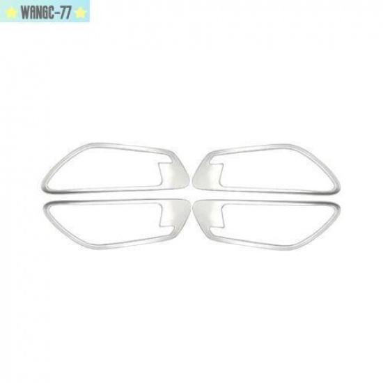 Silver Titanium Inner Door Handle Cover Trim 4PCS For Hyundai Tucson -