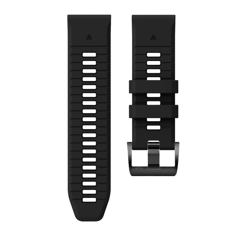 Спортивный силиконовый ремешок для часов Garmin Fenix 7 7X Pro 6 6X 5 5X Plus/Epix 2 47мм 51мм/TACTIX/965 QuickFit 26мм 22мм