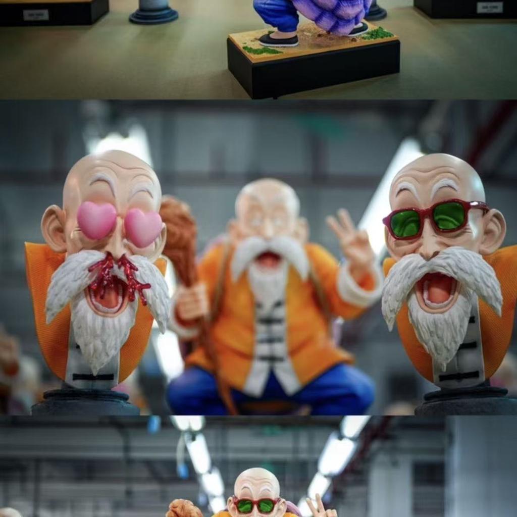 Фигурки Аниме Dragon Ball Мастер Роши Каме Сеннин Статуя Коллекция Фигурка Действия Кукла Модель Настольные Игрушки на День Рождения Подарок JT ПВХ Круглая Сенсорная