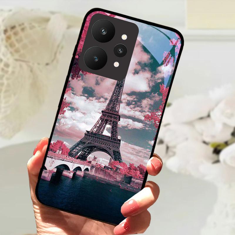Ударопрочный Чехол Для Телефона Realme 15 5G Чехол RMX5106 RMX5105 Чехлы Из Закаленного Стекла Для Realme15 Fundas Роскошный Защитный Корпус