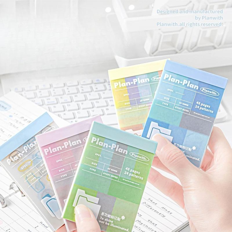 Многофункциональные наклейки и заметки, Заметки, Дневники, Вырезки, Маркеры, Наклейки, Школьные канцелярские товары, Удобно и практично