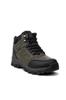 Men's Fashion Faux Leather Wedge Heeled Bootie Trekking Boots Water And Cold Resistant Zipper Fur Shoes