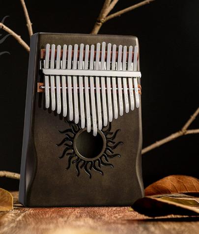 21 Key Maple Kalimba Thumb Piano Portable for Beginners Gift for Kids and Adults Musical Instrument 17 Key