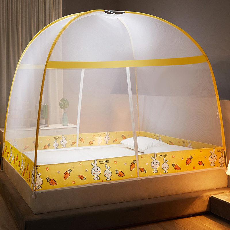 2026 Portable Mongolian Yurt Mosquito Net: No-Install, Foldable, Washable, Anti-Fall Design for Kids' Bedrooms
