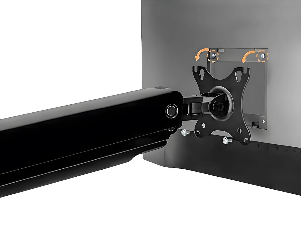 Spring Mount for Dual Monitors, USB, Dual Mounting Arm, Tilt Function HDWR Solidhand-Cs02U
