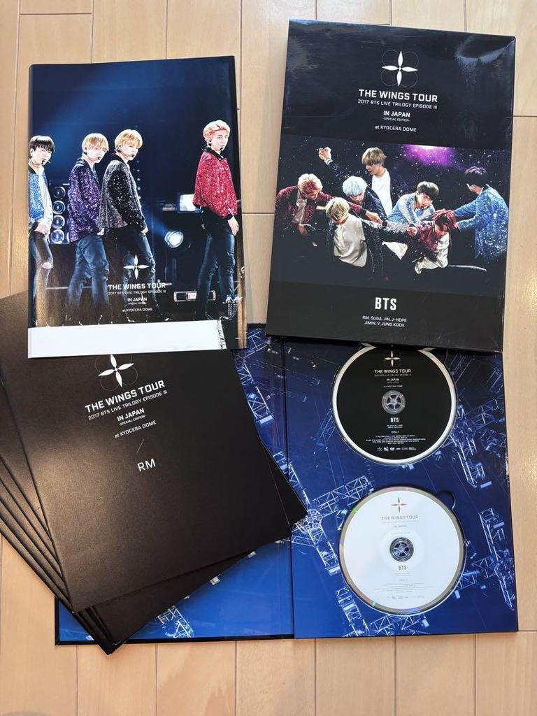 [USED] BTS WINGSTOUR Live DVD Kyocera Dome Performance First Press Limited Edition