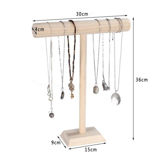 Портативный бархатный браслет, ожерелье, подставка для ювелирных изделий, держатель для часов, органайзер для ювелирных изделий, Т-образная стойка