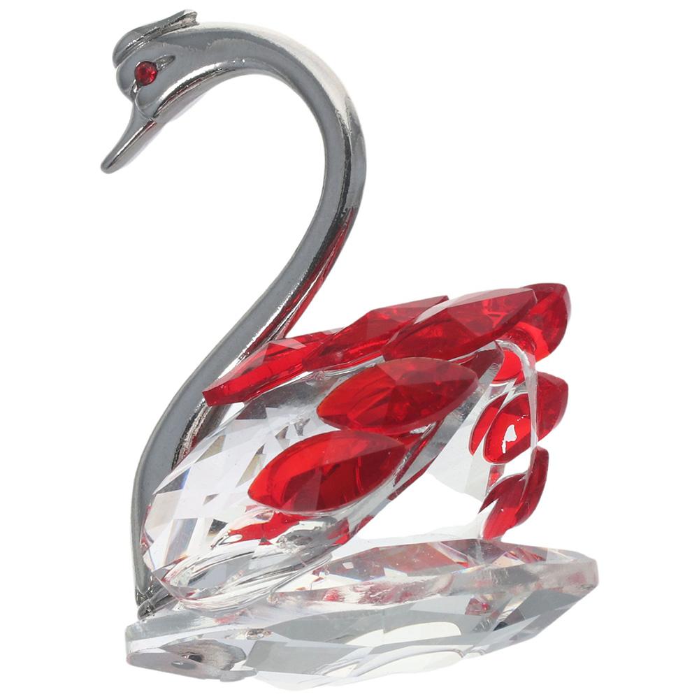 Swan Crystal Swan Ornament Crystal Swan Ornament Home Decoration and Accessories  Home