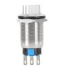 40PCS BEM 19 21 2 Position Knob Switch Waterproof Rotate Switch with Self Locking