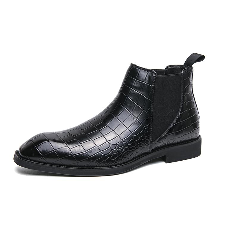 Мужские качественные кожаные туфли с узором под аллигатора из британской деловой кожи, нескользящие, из мягкой кожи, мужские туфли из микрофибры, размер 38-46