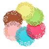 6 Pcs Lace Flower Doilies Silicone Coaster Tea Cup Mats Pad Insulation Placemat