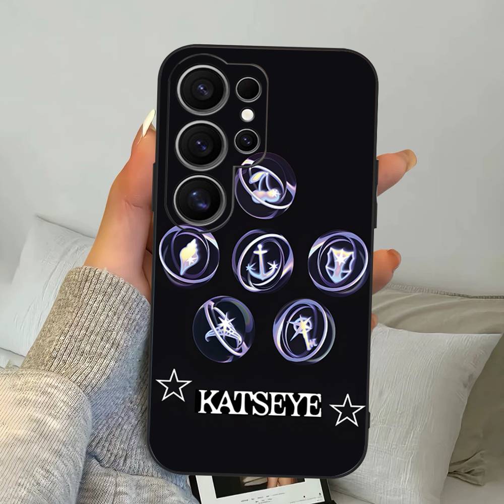 K-KATSEYE Музыкальный чехол для телефона Samsung S 24 Fe 25 Ultra Plus 20 Lite 21 30 22 23 24 22 Ultra 5G Fundas