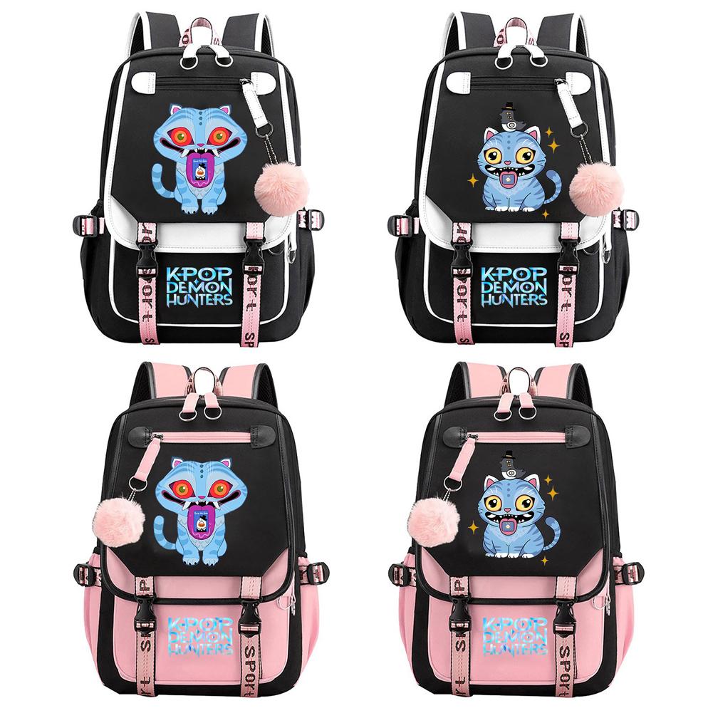 School Backpack For Students Kpop Demon Hunters Daily Bagpack 2025 Hot Movie Print Backpacks For Girl Outdoor Sport School Bag